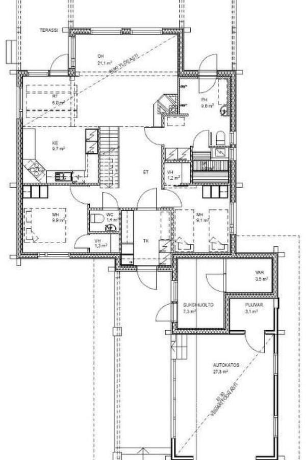 Дома для отпуска Holiday Home Arctic chalet Юллясярви-46